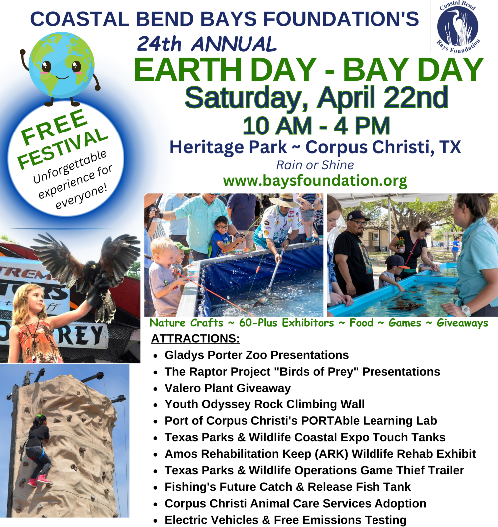 Earth Day Bay Day 2023 Coastal Bend Bays Foundation